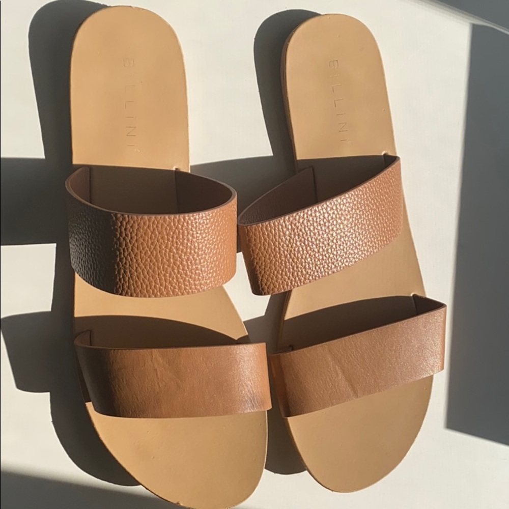 tan billini sandals